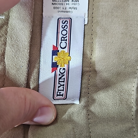 Men's Flying Cross, Tactical, Dress Pants, Dark Brown, Sz 46x32 Regular, Uniform - Picture 8 of 16